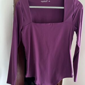Abercrombie & Fitch Deep Purple Bodysuit